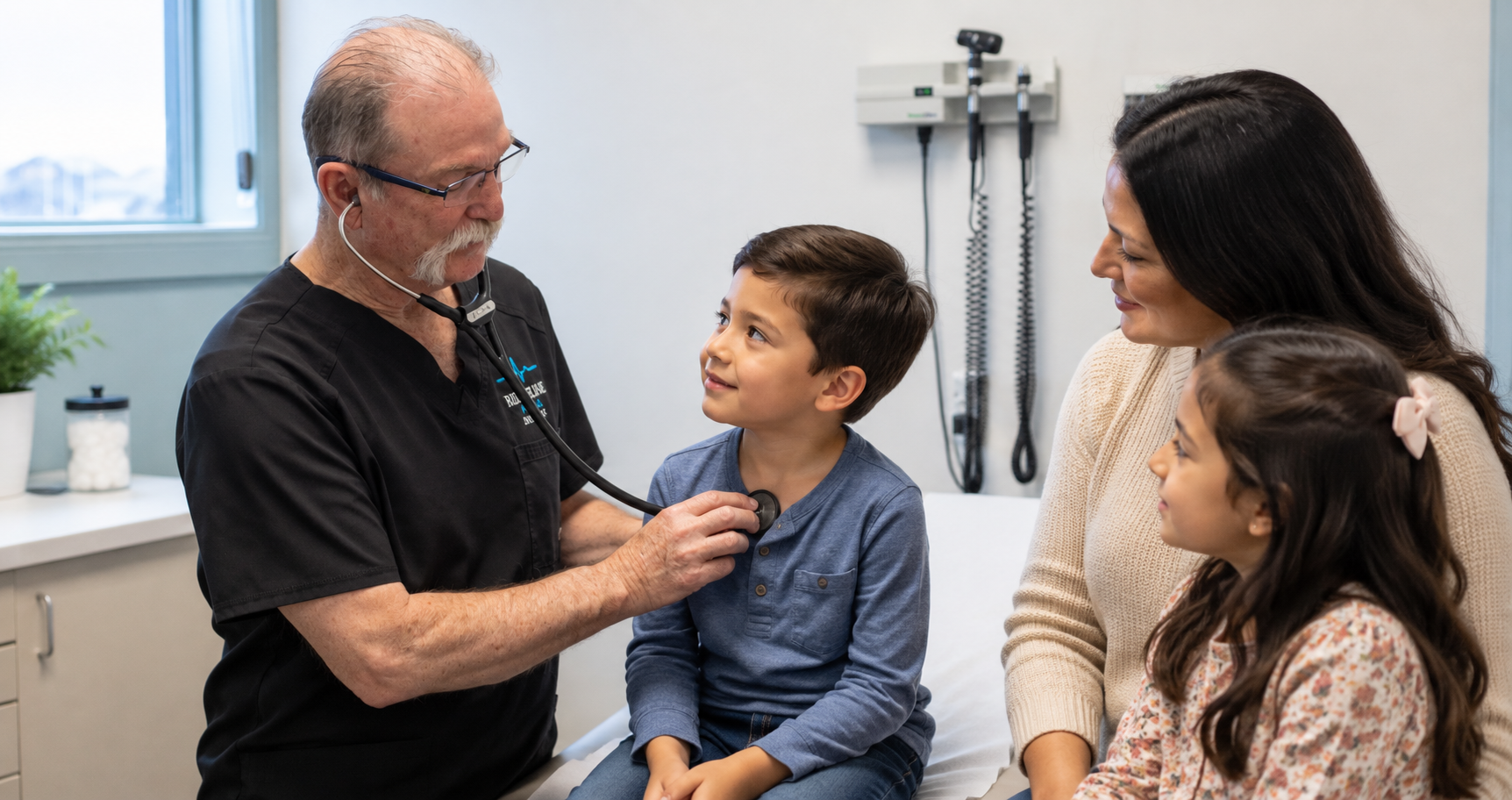 Primary care physician with patient in Idaho Falls