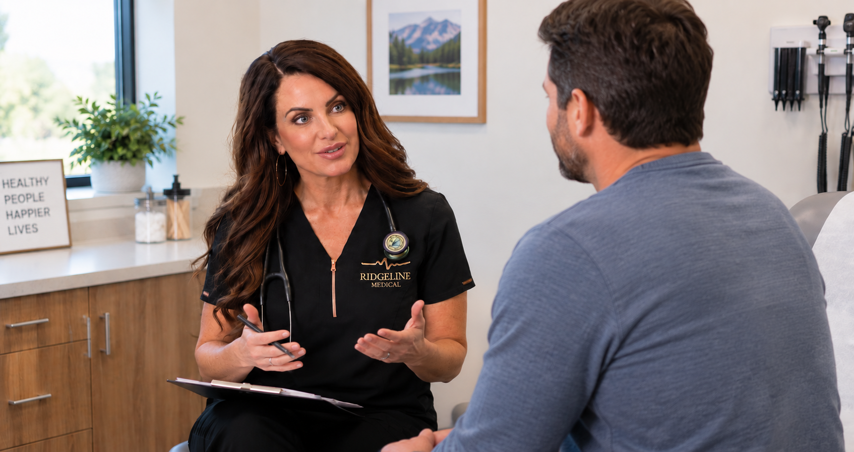 Peaceful sleep care environment at Ridgeline Medical in Idaho Falls